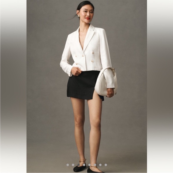 By Anthropologie cropped Washed Denim Jacket - Picture 2 of 12